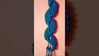 .Simpal macrame key holder.#macrame short #handmade.