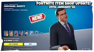 MICHAEL SCOTT IN FORTNITE?! The Office Skins LIVE! | Jan 24, 2026