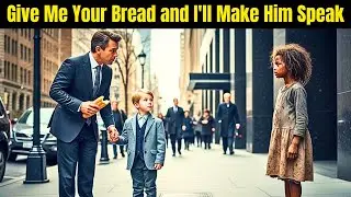 A Millionaire Mocked A Homeless Girl Offering Bread, Not Knowing She Would Make His Mute Son Finally