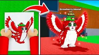 Whatever I Draw Comes to LIFE in Steal a Brainrot!