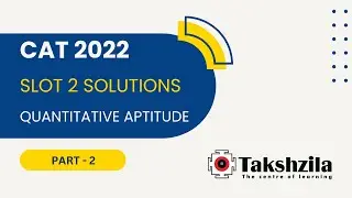 CAT 2022 Actual Paper Solution | Slot 2 | Quantitative Aptitude - part 2 | #cat2023 #cat23