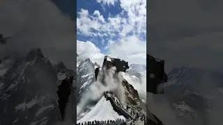 Temple Collapses Down Hill #shorts #disaster