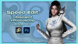 Speed Edit #04 / Foto do Second Life com Ibispaint + Photoshop / Second Life