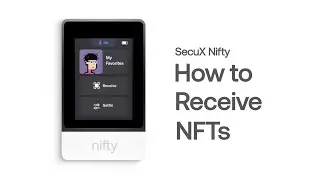 SecuX Nifty - How to Receive NFTs and Find Your Wallet Addresses
