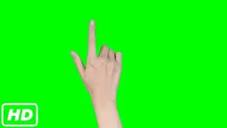 Hand touch Green Screen Animation & finger touch Animation Green Screen