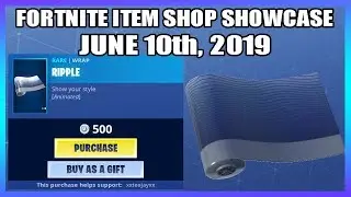 *NEW* RIPPLE WRAP! (Fortnite Item Shop 10th June)