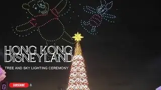 Hong Kong Disneyland Tree and Sky Lighting  Ceremony  #hongkong #hongkongdisneyland #hongkongtravel 
