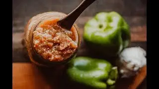 Easy Spicy Fermented Bell Pepper Salsa