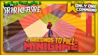 Minecraft - 2 seconds to fall | minigame with only 2 command blocks