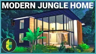 Modern JUNGLE ADVENTURE Home | The Sims 4 House Build