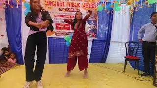 Saraswati Puja Special Program Stage Show, Student's Performance. Laxmi & Ankita