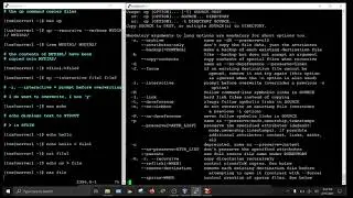 Linux 1_13 create, delete, copy, and move files and directories