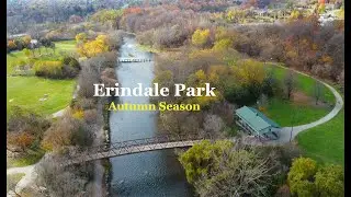 Erindale Park in Autumn: A Stunning Drone Perspective #MississaugaParks #ErindalePark #Mississauga