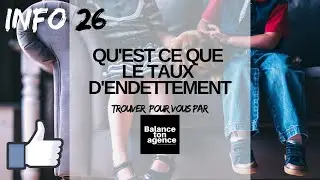 26  Qu'est ce que le TAUX D'ENDETTEMENT via immo pour les nuls