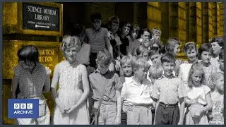 1959: Children visit the SCIENCE MUSEUM | BBC News | Retro Tech | BBC Archive