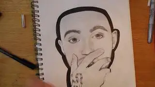 Mac Miller Tribute Drawing