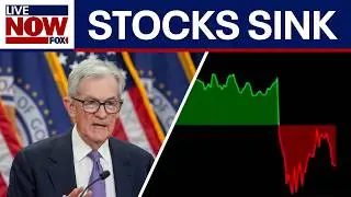 Fed rate cut: Stocks sink during Powell speech