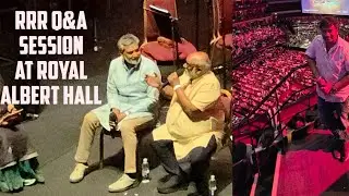 RRR at London Royal Albert Hall, Q&A session with Rajamouli, Ramcharan, Jr NTR, Keeravani #trending