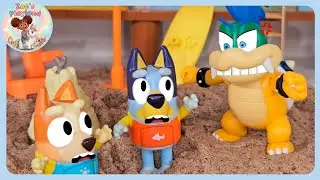 Bluey & The Beach Bully!🚨 | Bluey Pretend Play For Kids - No Bullying!🚫