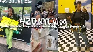 420 NYC vlog: Medgar Evers Cannabis Block Party | NYC Cannabis Parade + Rally