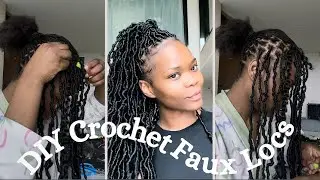HOW TO DO INDIVIDUAL CROCHET FAUX LOCS | DIY FAUX LOCS AT HOME IN 2025