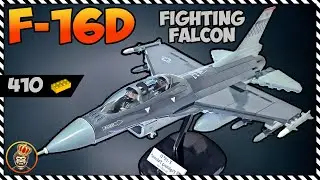 Building F-16D Fighting Falcon in 10 minutes! (COBI Bricks)