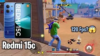 Redmi 15C Free Fire Gaming Test 😱 | 120 FPS? Budget Phone Beast!