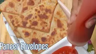 Cheesy Paneer Envelopes || New Breakfast recipe || Whole wheat breakfast|| Paneer lifafa ||