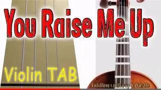 You Raise Me Up - Violin - Play Along Tab Tutorial