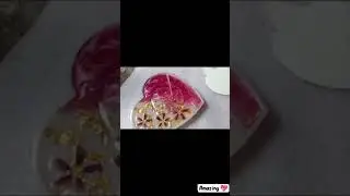Resin mixing & pouring techniques 🎀 #ResinArt #viralreels #explorepage #DIYResin