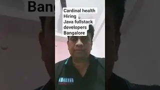 Java Full Stack Developer Job at Cardinal Health | Angular & Spring Boot