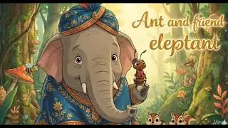 Fun race of elephant and ant #trending #ai #funny #uptrends #newchannel #elephant #ant #story