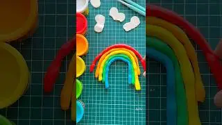 Play-Doh Rainbow Easy! #rainbow #playdoh #play #plastilina #funny #creative #colors #toys #artist
