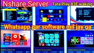Nshare Server| Tata Play 83e open |03134013644 |Nshare coad par | rao dish info