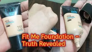 Maybelline Fit Me Foundation Ivory 115 | Coverage Test & Reality Check | Heena Vlogs and Unbox