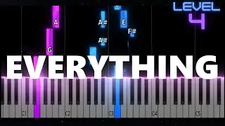 Everything - Michael Bubl&eacute; - ADVANCED Piano Tutorial
