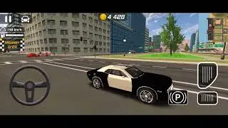 Drift Car Driving Simulator / New  Dodge White Challenger/ Android ios Gameplay