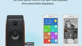 Bluetooth 5.0 Audio Receiver APTX LL 3.5mm AUX Jack RCA Wireless Adapter & Mic Handsfree Call Car