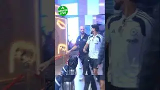 Guwahati airport पर Shreyas Iyer और Daryl Mitchell साथ नज़र आए। #indvsnz #t20 #cricket #trendingnews