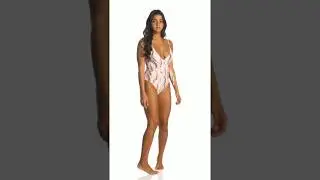 Somedays Lovin Spirit Flies Wrap One Piece Swimsuit | SwimOutlet.com