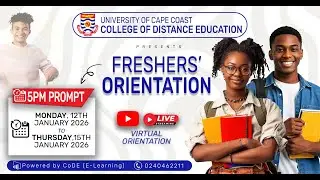 UCC CODE - VIRTUAL ORIENTATION FOR NEWLY ADMITTED UNDERGRADUATE STUDENTS - DAY 2