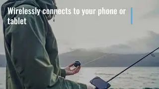 Deeper smart portable fish locator for smartphone or tablet
