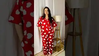 Cute Affordable Night Suit From Myntra 😍 #nightsuit #sleepwear #myntrahaul #viralvideo #ashortaday