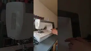 Watch me struggle adding this moth sticker to my Janome Sewing machine! 🐌🪲✨️