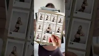 DIY Pregnancy Polaroid Photoshoot (without a polaroid camera) #picsart #expectingparents #editing