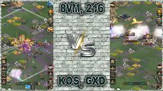 KOS, GXD V/S 8VM, 216 - Map 900012 | Season X-Eden:Conflict ::: Last Shelter Survival