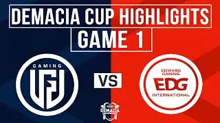 LGD vs EDG Highlights Game 1 | Demacia Cup 2025 | LGD Gaming vs EDward Gaming