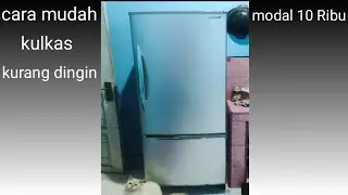 cara memperbaiki kulkas 2 pintu kurang dingin kulkas panasonic frezzer bawah