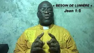 BESOIN DE LUMIÈRE. ‭‭Jean‬ ‭1‬:‭5. Méditation du Jeudi 1er Janvier 2026. Pasteur Eugène MASSA