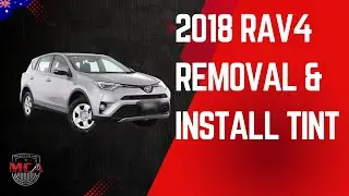 2018 Rav 4 Removal & Install | How To Install Window Tint | Bottom Loading Method | Live Turorial